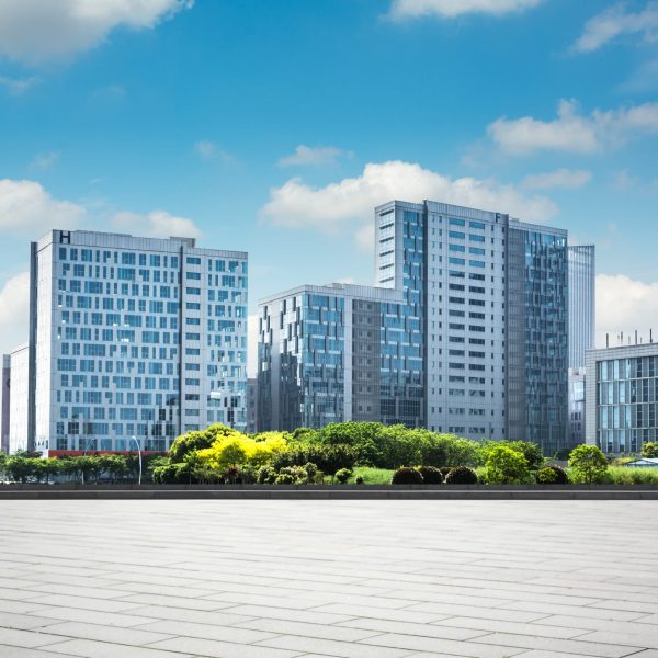 modern-business-building-with-glass-wall-from-empty-floor
